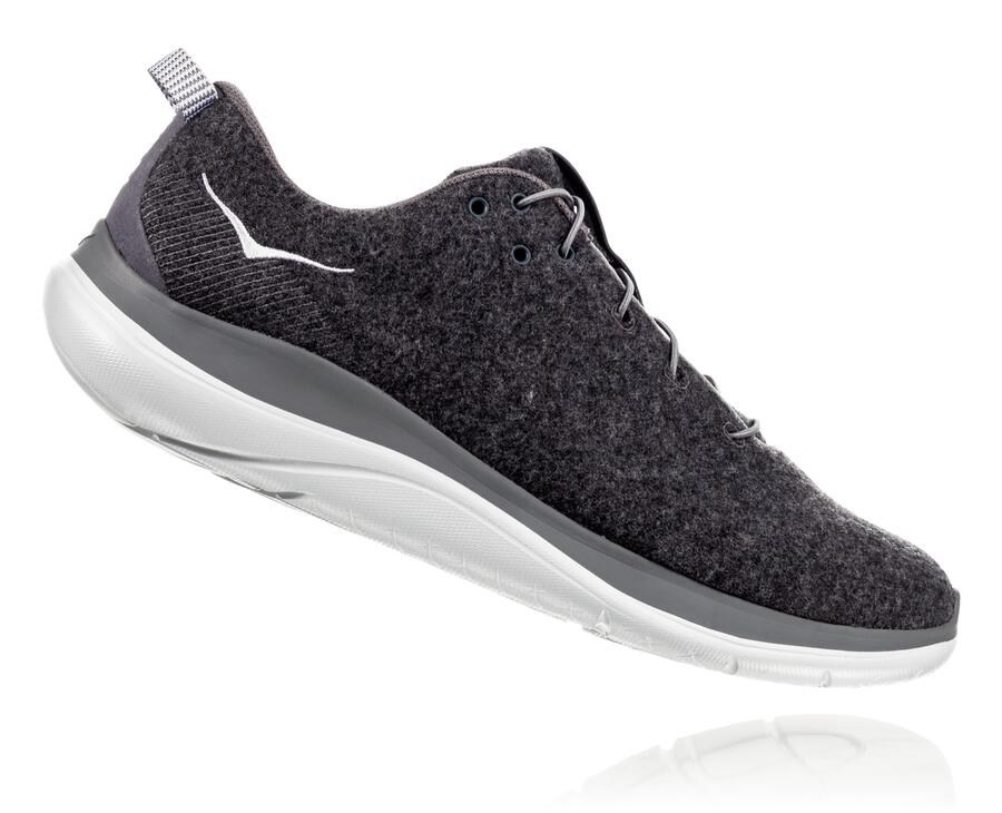 Hoka One One Løbesko Herre - Hupana Flow Wool - Grå - 826190PDS